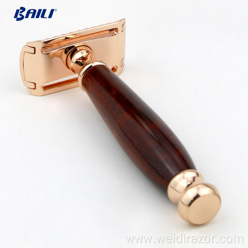 Hot sale stainless eco bamboo wood shaving razors